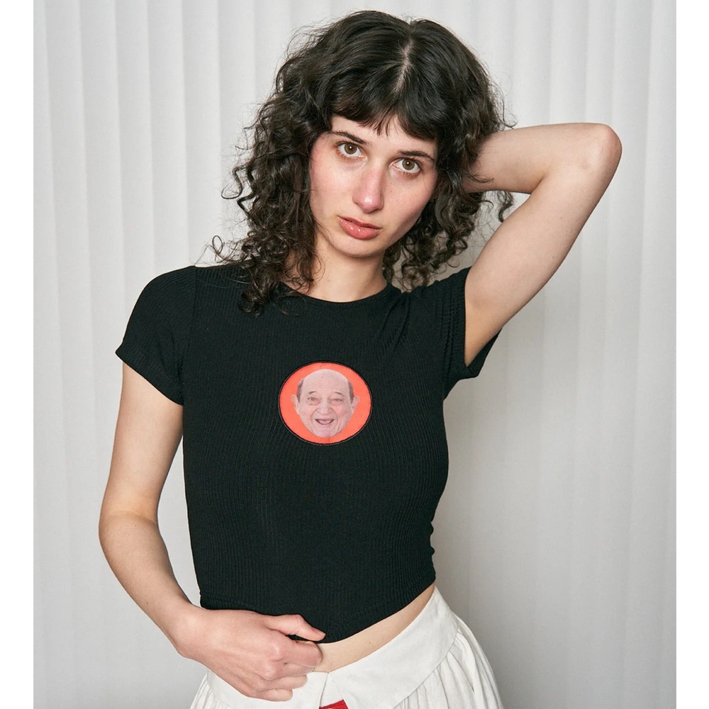 NWT Fashion Brand Company Marcus Pork Hole Tencel Baby Tee